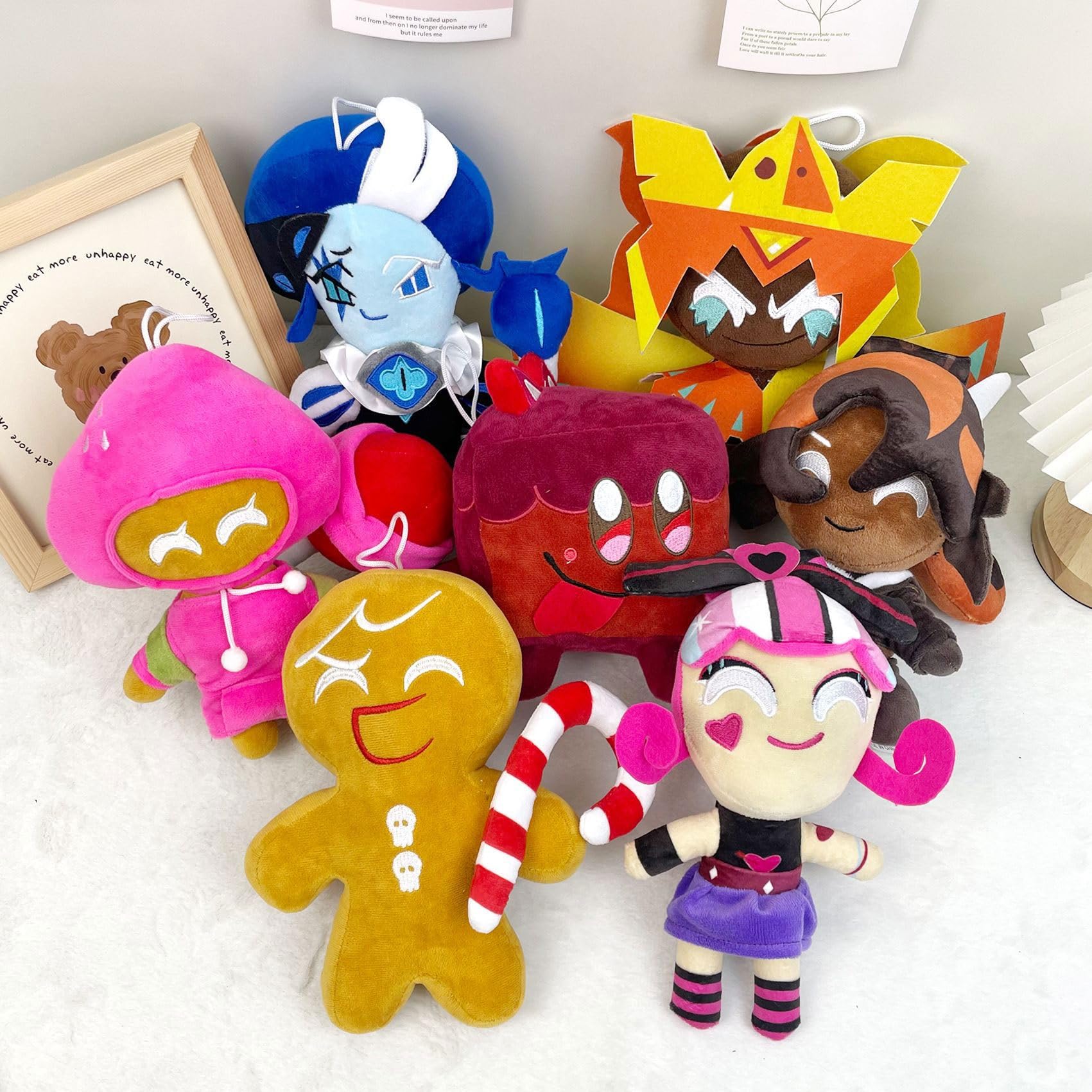 HNIEHEDT Shadow Milk Cookie Plush Toy Cookie Run Kingdom (Golden